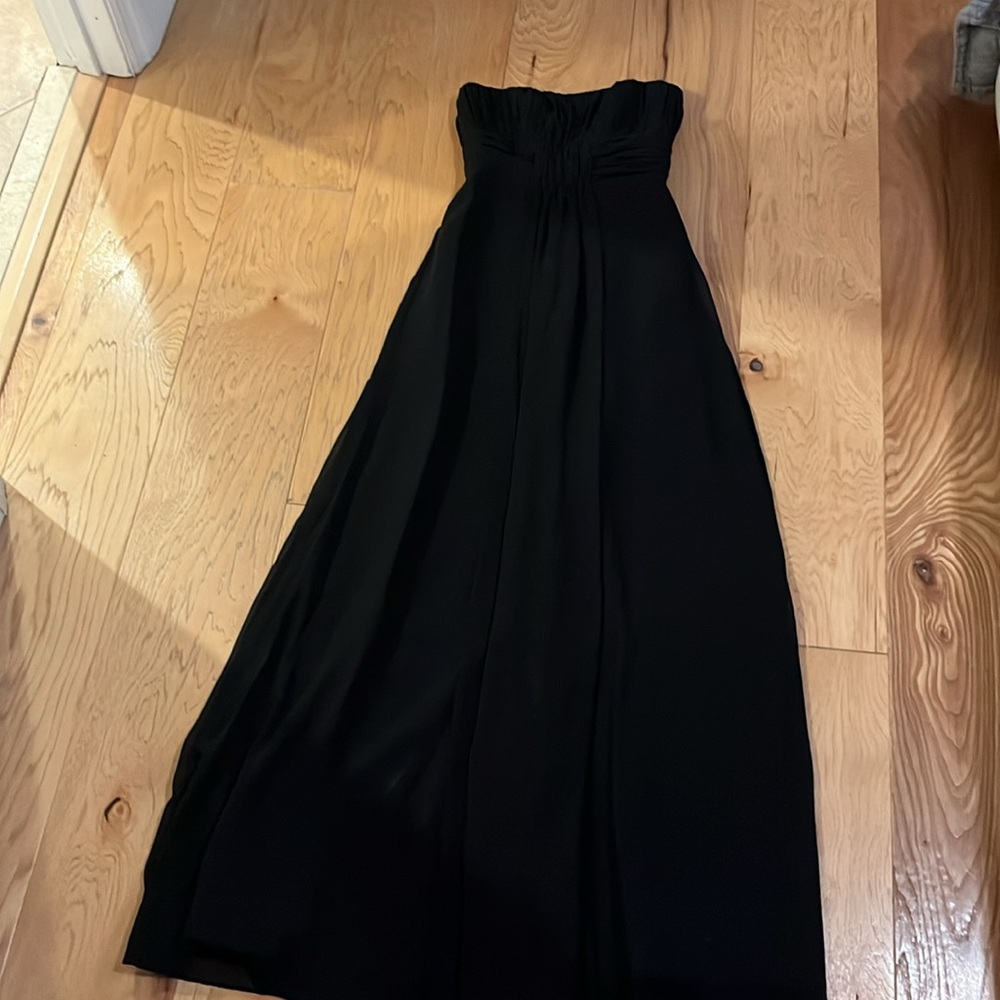 Alfred Angelo Black strapless Cocktail Gown